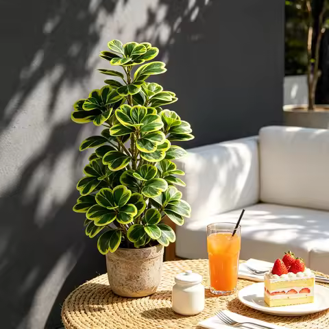 20-37cm Artificial Heart-leaf Plants Fake Ficus Tree Green Hoya Faux Banyan Plastic Magnolia Leaves 