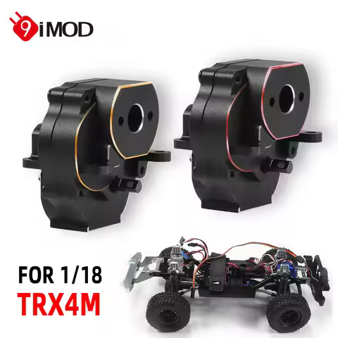 9IMOD Metal Gearbox Shell TRX4M Gearbox Shell Gearbox Transmission for 1/18 TRX4M Crawler