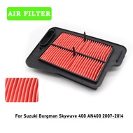 For Suzuki AN400 Burgman400 2007-2014 Skywave400 AN 400 Motorcycle High Flow Air Filter Washable Rec