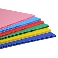 Impra Board / PP Straw Board / Plastic Board / Corrugated Board / Polyplast Board x (2pcs)