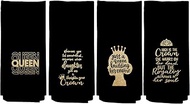 NEGIGA Just A Queen Building Her Empire Dish Cloths Towels 24x16 Inch Set of 4,Inspirational Quote D