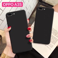 [ส่งจากไทย] Case OPPO A3S เคสโทรศัพท์ออฟโบ้ a3s เคสนิ่ม tpu เคสสีดําสีแดง เคสซิลิโคน