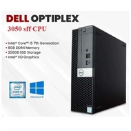 Dell 3050 SFF desktop cpu (Intel i5-7th gen, 8GB ram , 256gb SSD)