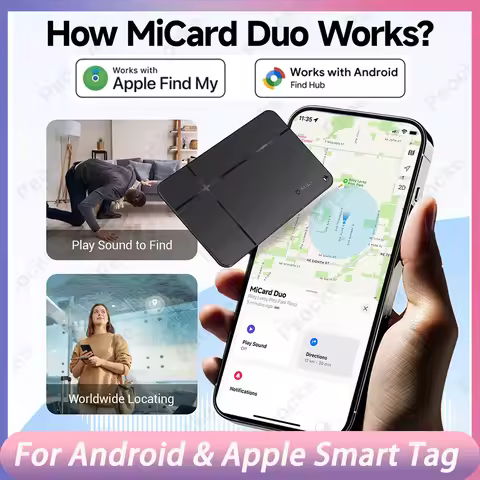 Mili Luggage Tracker Card For Android Bluetooth Ultra-thin Card Wireless Charge for ios System Gps S
