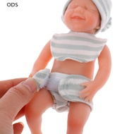 Ods 15 cm Mini Reborn Baby Doll Boneka Cewek Full Body Silikon