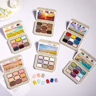 9 colors nail Polish set Macaron High Saturation Painted gel Nail Art Solid Pat Glue Smudge Gradient