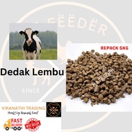 PKE777 Makanan Lembu Cap Merah / Dedak Lembu Repack 5KG