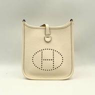 Hermes Evelyne 16 Amazone TC皮Nata 奶油白