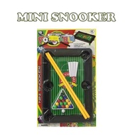 MINI SNOOKER TABLE TOY / KID TOY / TOY SET / FAMILY GAME / SNOOKER TOY