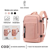 Expansion Travel backpack for Women Large Capacity Luggage Bag Waterproof 16 inch Laptop Bagpack 30L