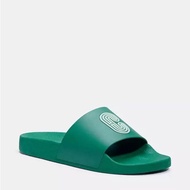 Coach Patch Logo Slide Green Poolslide Sandal Men’s