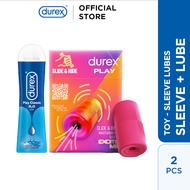 Toy & Lube Bundle Durex Play Slide & Ride Masturbation Sleeve & Durex Play Classic Lube Lubricant Ge