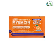 มายบาซิน ซิงค์ (รสส้ม)  MyBacin ZINC  Orange 10ซอง x 10เม็ด  [PPLF]