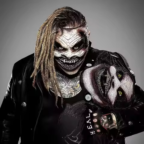 Bray Wyatt Mask Latex Wrestling Halloween Cosplay Scary Demon Costume Adjustable Elastic Fiend Party