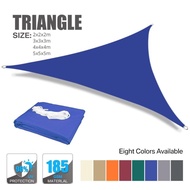 420D Oxford Cloth Blue Sun Shade Sail Waterproof Canopy Fabric Cover for Outdoor Pool Yard Patio Dec