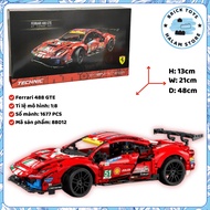 [HN Express] Technic 88012 42125 assembly toy - Ferrari 488 GTE supercar assembly model