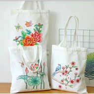 [BS] Canvas Painting Bag, Coloring Canvas Bag