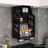 Garage Hanging Cabinet Lifting Basket Pull-Down Seasoning Pull Basket Kitchen Cabinet Pendant Liftin
