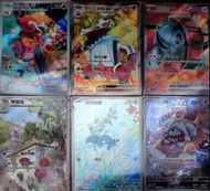 PTCG Pokemon Card✨閃咭 繁中 骨紋巨聲鱷ex 風速狗ex  墓仔狗
