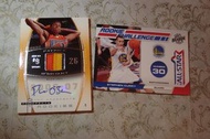 三色球衣 新秀 限號 簽名卡 套裝 特厚 STEPHEN CURRY + PATRICK O'BRYANT RC ALL-STAR AUTO JERSEY PATCH #/150 ROOKIE CHA
