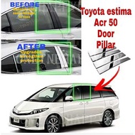 toyota estima acr 50 car chrome door window pillar(16pcs)