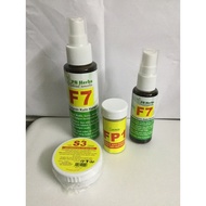 PS Herbs Spray F7 40ml / 110ml (Anti Fungus & Anti Bakteria), Optional Krim S3 / Serbuk FP1, Sporo, 