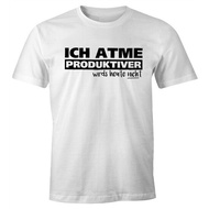 Summer hot selling men T-Shirt Ich atme produktiver wird`s heute nicht Spruch Fun-Shirt