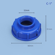 xiamei Blue Durable IBC Water IBC Tank Fitting S60X6 Thread to 1 2 3 4 1 Garden Hose Connector IBC Tank Valve Replacement Adapter