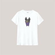T365 Fortune Lucky Bat Halloween Short-Sleeved Top Tshirt Children Men Women Clothing T-Shirt Painti