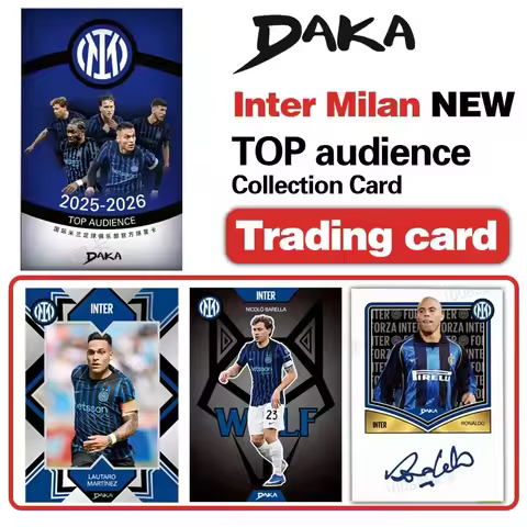 NEW Daka Inter Milan Football Collection Card 2025-2026 Real Madrid Barcelona Manchester Juventus Al