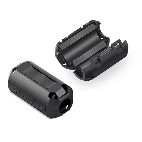 Ferrite Core Cable Filter Nickel-Zinc Noise Suppressor for EMI RFI Clip Choke Ferrite Filters Anti-I