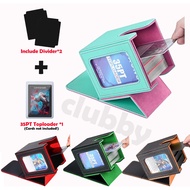 Deck box with commander window for 100 Double-Sleeved Cards+ TCG/MTG/yugioh board game storage box