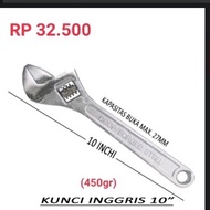 ENGLISH WRENCH ORIGINAL 10" BAGO FUKUNG KW 1 KEY/