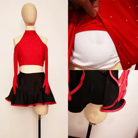 Small Rhinestones Suit Women'S Group Jazz Dance Outfit Nightclub Bar Gogo Costume Pole Dance Clothin