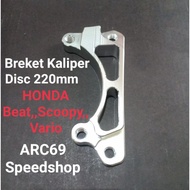 Brembo 2 piston disc caliper brackets 220mm disc for honda b