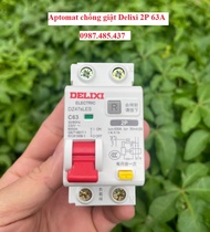 [ CHÍNH HÃNG ] át chống giật- chống quá tải DELIXI DZ47sLES 16A 20A 25A 32A 40A 63A