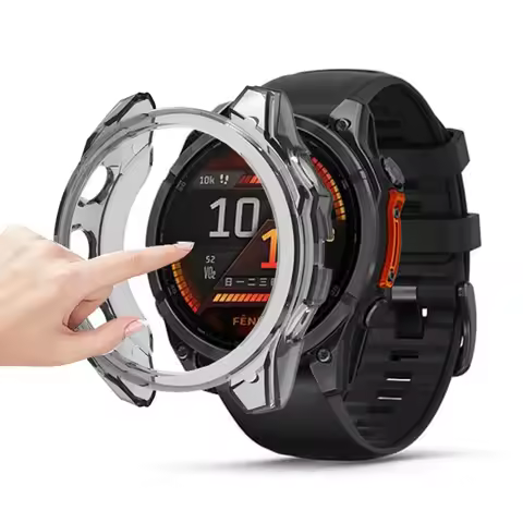 Soft Case For Garmin Fenix 8 43mm 47mm Hollow Out Protective Cover For Garmin Fenix 8 51mm Clear Pro