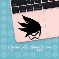 Laptop Decal Sticker Video Game Overwatch Tracer Spray DVA Logo
