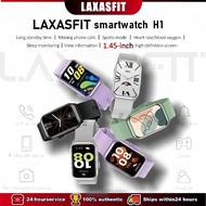 Laxasfit 2025 new smart watch H1 1.45-inch smart bracelet full touch screen Bluetooth call sports
