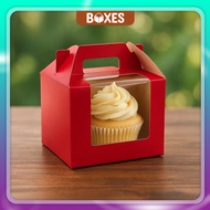 [ 5 PCS ] Cupcake Box Cupcake Box Cupcake Box Cup Cakes Muffin Box/ Gable Box Roll Cake Cake Box/ | 