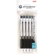 [Direct from Japan] Mitsubishi Pencil Oil-Based Ballpoint Pen Jetstream, 5-Pack, 0.5mm, Black.