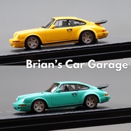 404 ERROR 1/64 Porsche 911 yellow bird RUF CTR Resin Model Car