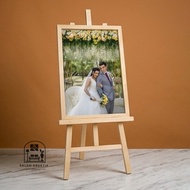 Pre-Wedding Photo Printing Package + Frame + Stand Size 12R (30x40cm) Custom 12R Photo Printing Wedd