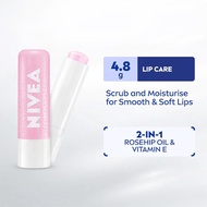 NIVEA Lip Rosehip Oil Caring Lip Scrub 4.8g
