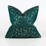 Green and Gold Sofa Cushion Cover Decorative Pillowcases 30x50cm/45x45cm/50x50cm