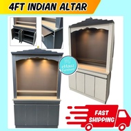 eHauz beautiful 4ft plywood Indian Prayer Altar- Almari Sembahyang Indian Altar Prayers Cabinet Hind