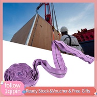 1qipin.my Lifting  1T 9.84ft Hoist Webbing Polyester Rigging Strap Heavy Duty Flat Eye Web Winch for