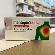 MENTOPIN EFFERVESCENT TABLET ACETYLCYSTEINE 600MG 20'S