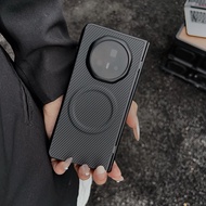 For Honor Magic V3 V 3 Honor MagicV3 Case Luxury Carbon Fiber Texture PC Hard Magnetic Phone Cover C