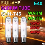 [LOCAL SELLER] SON-T 150W/250W/400W E E40 SL/12 HIGH PRESSURE SODIUM LAMP WITH CLEAR TUBULAR OUTER B